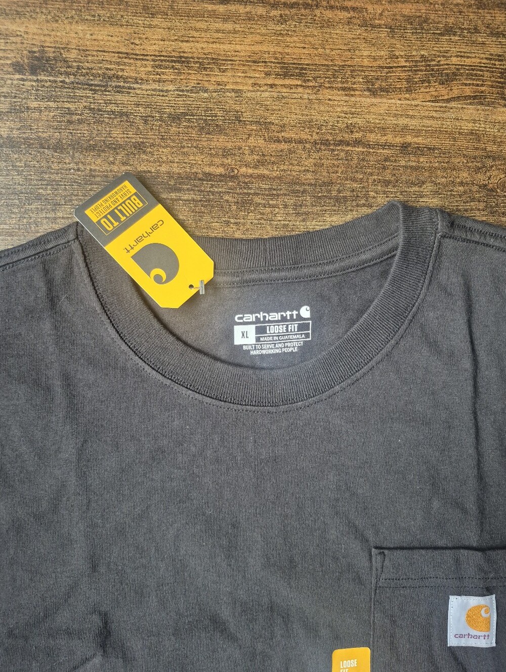 Carhartt Mens T- Shirts Black Size XL New - Picture 2 of 5